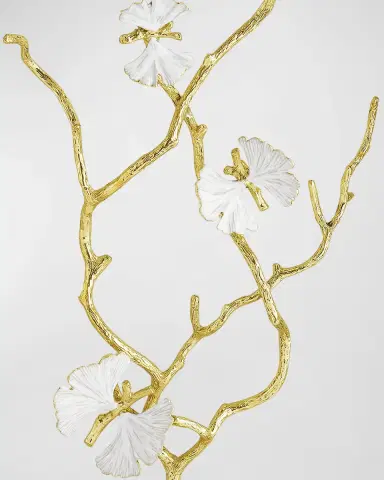 Michael Aram Butterfly Ginkgo White & Gold Fabric Shadow Box | Thumbnail 5 Michael Aram Butterfly Ginkgo White & Gold Fabric Shadow Box | Thumbnail 5