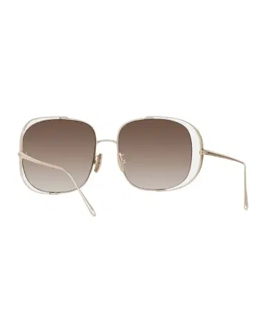 Loewe Metal Logo-Print Rectangle Sunglasses | Thumbnail 1