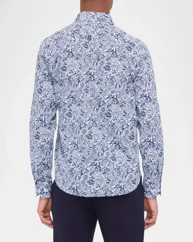 Bugatchi Men's Julian Floral Sport Shirt | Thumbnail 3 Bugatchi Men's Julian Floral Sport Shirt | Thumbnail 3