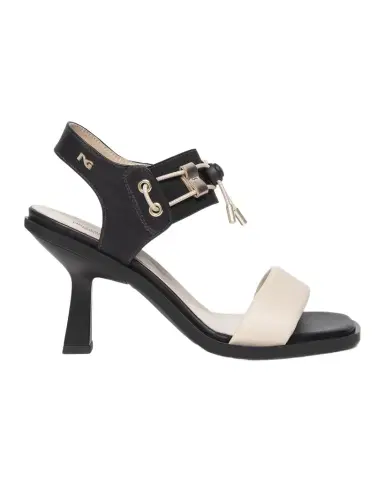 NeroGiardini Bungee Bicolor Leather Dress Sandals | Thumbnail 1 NeroGiardini Bungee Bicolor Leather Dress Sandals | Thumbnail 1