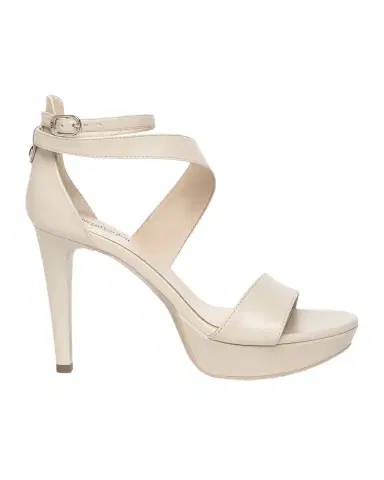NeroGiardini Leather Ankle-Strap Platform Sandals | Thumbnail 1