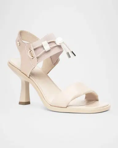 NeroGiardini Bungee Leather Dress Sandals | Thumbnail 2