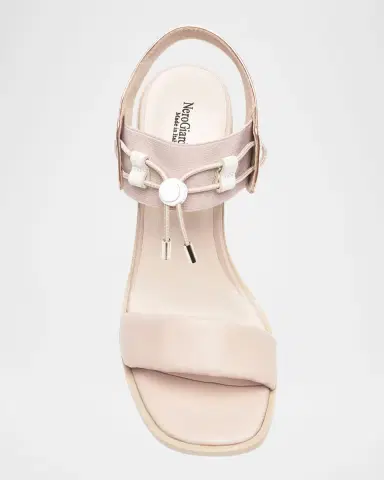 NeroGiardini Bungee Leather Dress Sandals | Thumbnail 5