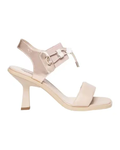 NeroGiardini Bungee Leather Dress Sandals | Thumbnail 1