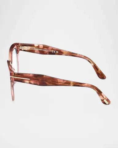 Tom Ford Round Acetate Optical Glasses | Thumbnail 4 Tom Ford Round Acetate Optical Glasses | Thumbnail 4