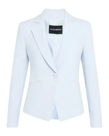 Emporio Armani Single-Button Cady Crepe Blazer | Thumbnail 4