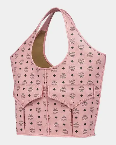 MCM Leni Visetos Shopper Tote Bag | Thumbnail 7 MCM Leni Visetos Shopper Tote Bag | Thumbnail 7
