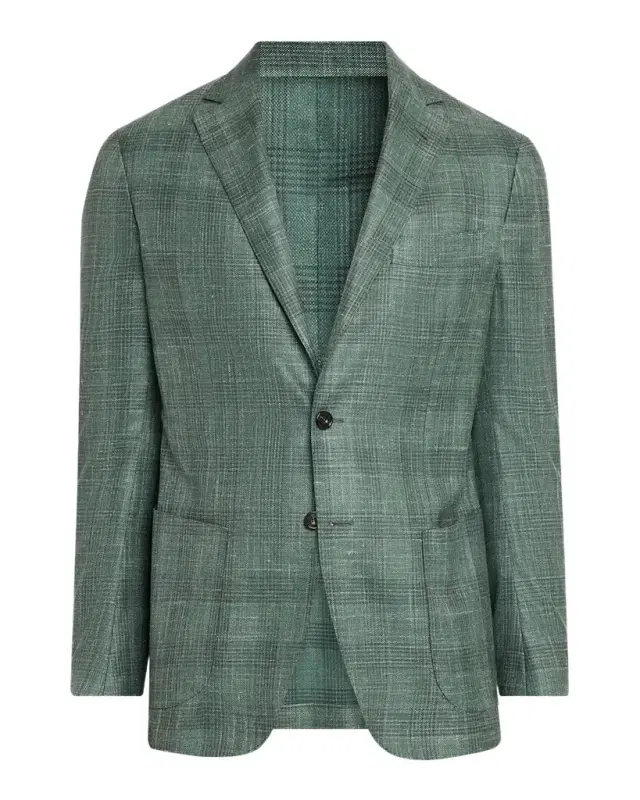 Sartorio Men 's Check Wool-Linen Sport Coat