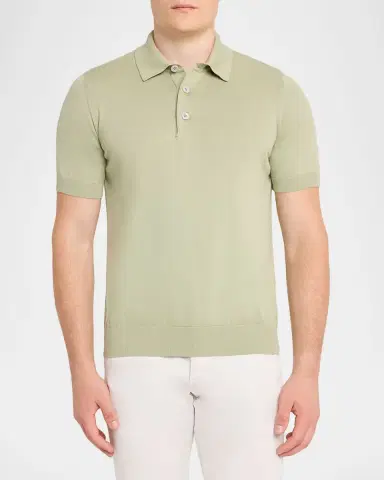 Sartorio Men's Cotton Polo Shirt | Thumbnail 4