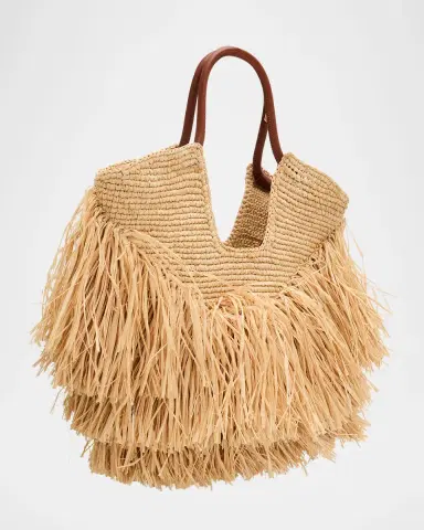Zimmermann Goldentime Medium Fringed Tote Bag | Thumbnail 3 Zimmermann Goldentime Medium Fringed Tote Bag | Thumbnail 3