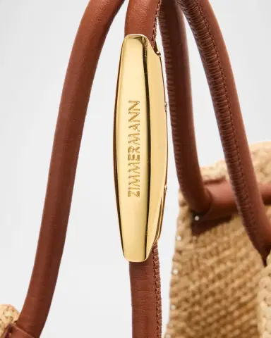 Zimmermann Goldentime Medium Fringed Tote Bag | Thumbnail 6 Zimmermann Goldentime Medium Fringed Tote Bag | Thumbnail 6