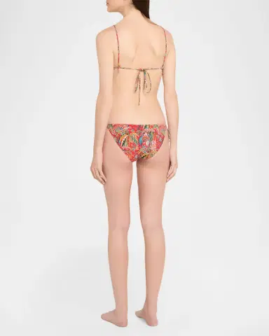 Etro Paisley Triangle Two-Piece Swimsuit | Thumbnail 3 Etro Paisley Triangle Two-Piece Swimsuit | Thumbnail 3