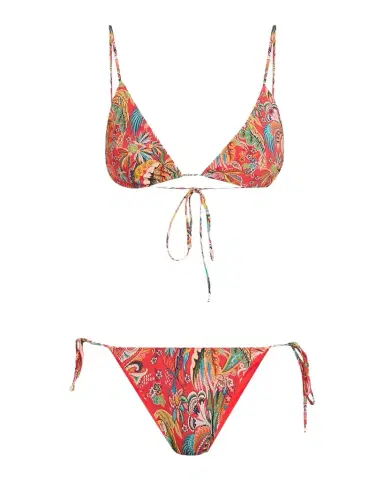 Etro Paisley Triangle Two-Piece Swimsuit | Thumbnail 1 Etro Paisley Triangle Two-Piece Swimsuit | Thumbnail 1