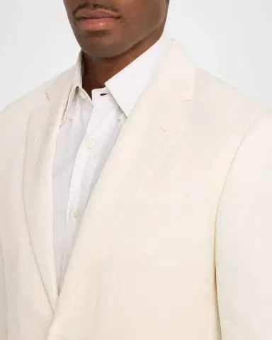 Canali Men's Kei Linen and Silk Sport Coat | Thumbnail 5 Canali Men's Kei Linen and Silk Sport Coat | Thumbnail 5