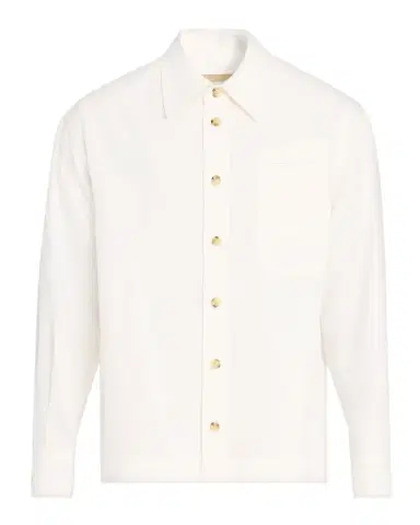Helmut Lang Men's Sailor Slub Cotton and Linen Overshirt | Thumbnail 1