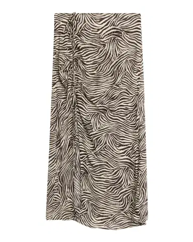 N/NICHOLAS Lia Zebra Midi Skirt | Thumbnail 5 N/NICHOLAS Lia Zebra Midi Skirt | Thumbnail 5