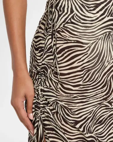 N/NICHOLAS Lia Zebra Midi Skirt | Thumbnail 7 N/NICHOLAS Lia Zebra Midi Skirt | Thumbnail 7