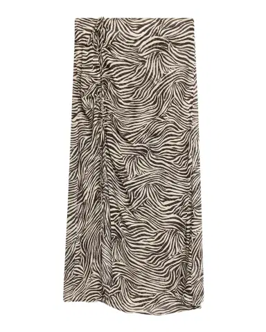N/NICHOLAS Lia Zebra Midi Skirt | Thumbnail 1 N/NICHOLAS Lia Zebra Midi Skirt | Thumbnail 1