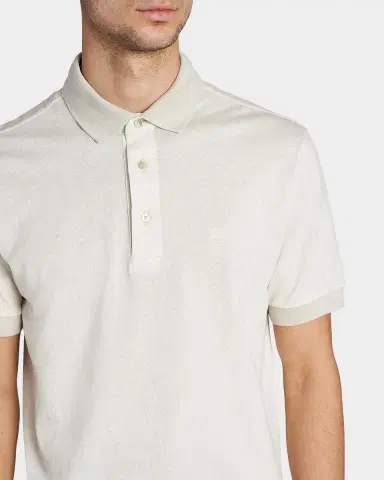 Etro Men's Tonal Paisley Cotton Polo Shirt | Thumbnail 5 Etro Men's Tonal Paisley Cotton Polo Shirt | Thumbnail 5