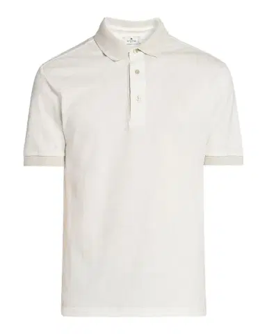 Etro Men's Tonal Paisley Cotton Polo Shirt | Thumbnail 1 Etro Men's Tonal Paisley Cotton Polo Shirt | Thumbnail 1