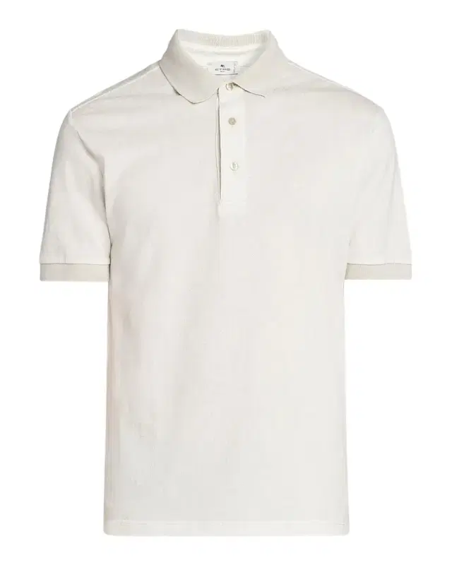 Men 's Tonal Paisley Cotton Polo Shirt