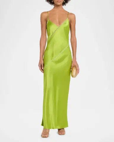 Sablyn Cece Lace Inset Satin Maxi Dress | Thumbnail 2 Sablyn Cece Lace Inset Satin Maxi Dress | Thumbnail 2