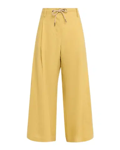 Brunello Cucinelli Drawstring Wide-Leg Linen-Blend Pants | Thumbnail 1