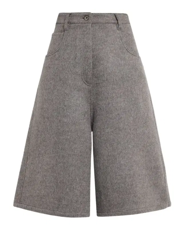 Brunello Cucinelli Virgin Wool Bermuda Shorts