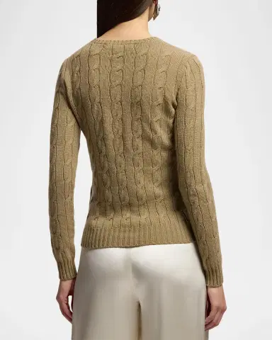 Ralph Lauren Collection Cashmere Cable-Knit Sweater | Thumbnail 3