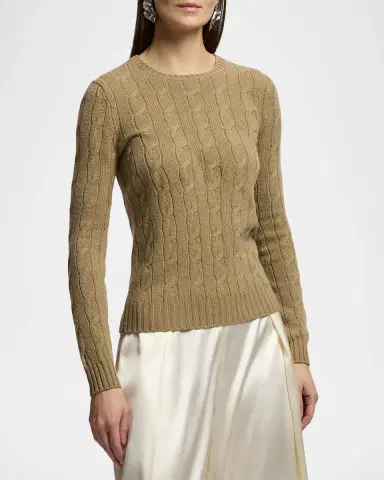 Ralph Lauren Collection Cashmere Cable-Knit Sweater | Thumbnail 4