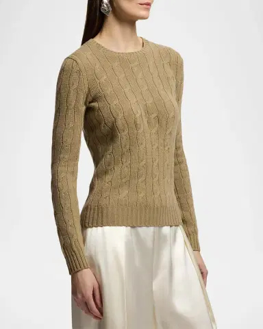 Ralph Lauren Collection Cashmere Cable-Knit Sweater | Thumbnail 6