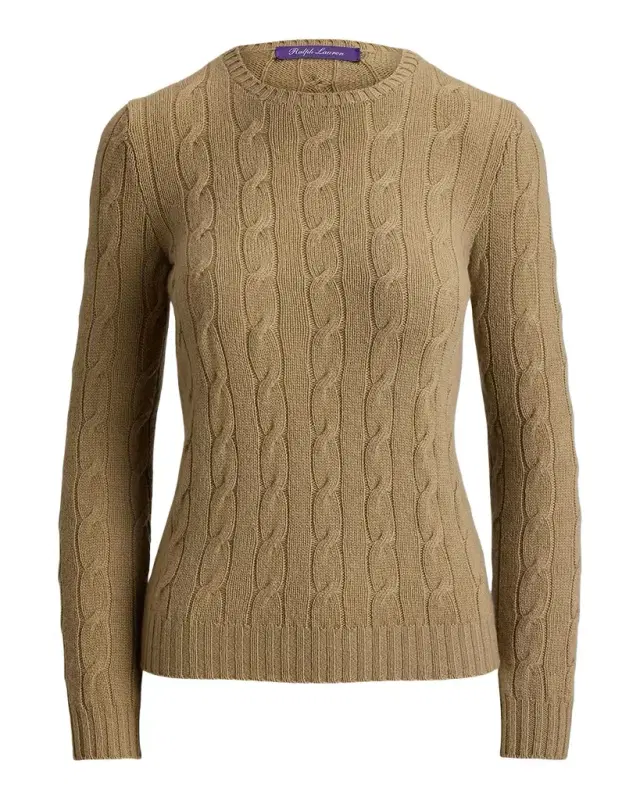 Ralph Lauren Collection Cashmere Cable-Knit Sweater