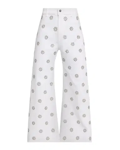 Veronica Beard Grant High-Rise Embellished Wide-Leg Jeans | Thumbnail 1