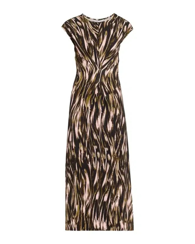 Proenza Schouler White Label Natalie Printed Jersey Midi Dress