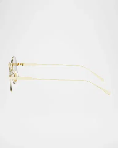 Celine 49mm Metal Round Sunglasses | Thumbnail 3