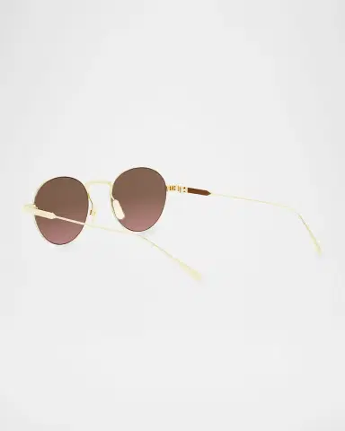 Celine 49mm Metal Round Sunglasses | Thumbnail 4