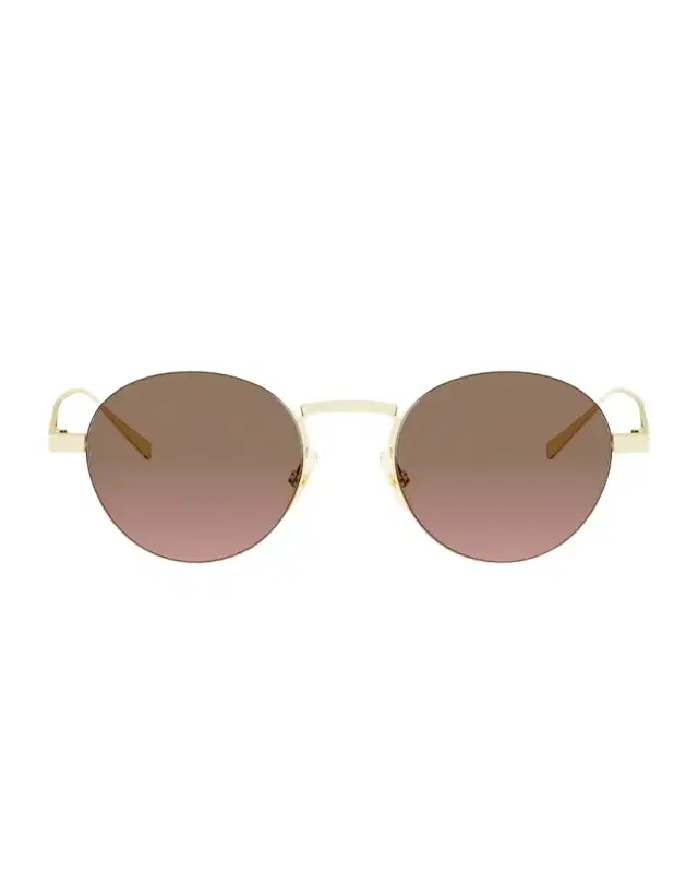 Celine 49mm Metal Round Sunglasses