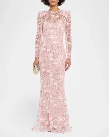 Zhivago The Death of Roses Embellished Gown | Thumbnail 2 Zhivago The Death of Roses Embellished Gown | Thumbnail 2