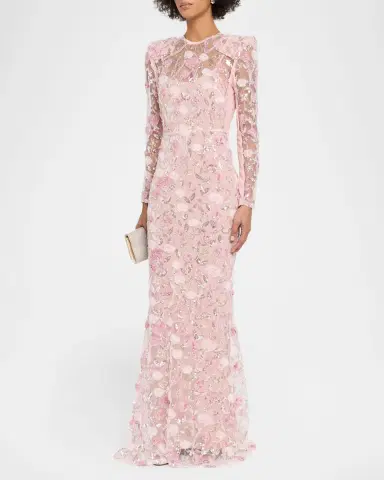 Zhivago The Death of Roses Embellished Gown | Thumbnail 4 Zhivago The Death of Roses Embellished Gown | Thumbnail 4