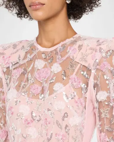 Zhivago The Death of Roses Embellished Gown | Thumbnail 5 Zhivago The Death of Roses Embellished Gown | Thumbnail 5