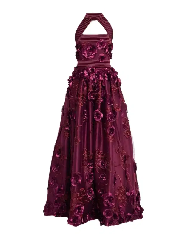 ZHIVAGO The Beautiful Embroidered Floral Gown