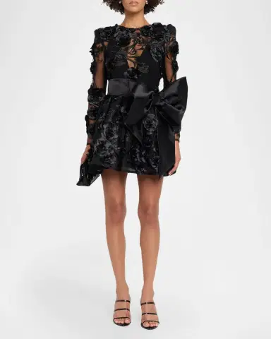 Zhivago The Beautiful & The Lost Floral Mesh Mini Dress | Thumbnail 2 Zhivago The Beautiful & The Lost Floral Mesh Mini Dress | Thumbnail 2