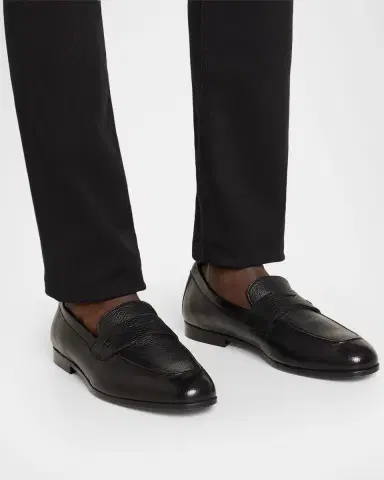 Ferragamo Leather Penny Loafers | Thumbnail 2 Ferragamo Leather Penny Loafers | Thumbnail 2