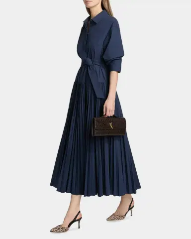 Simkhai Arlo Belted Cotton Maxi Dress | Thumbnail 2 Simkhai Arlo Belted Cotton Maxi Dress | Thumbnail 2