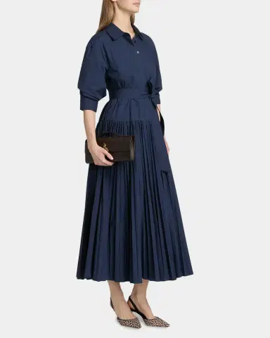 Simkhai Arlo Belted Cotton Maxi Dress | Thumbnail 7 Simkhai Arlo Belted Cotton Maxi Dress | Thumbnail 7