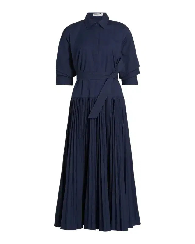 Arlo Belted Cotton Maxi Dress