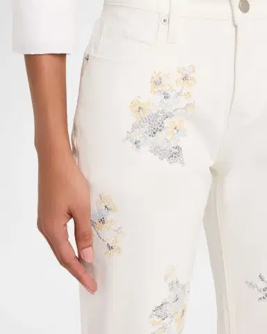 Libertine Porcelain Garden Embellished Slim-Leg Ankle Jeans | Thumbnail 5 Libertine Porcelain Garden Embellished Slim-Leg Ankle Jeans | Thumbnail 5