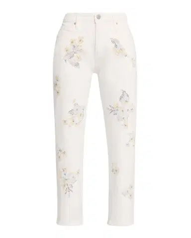 Libertine Porcelain Garden Embellished Slim-Leg Ankle Jeans | Thumbnail 1 Libertine Porcelain Garden Embellished Slim-Leg Ankle Jeans | Thumbnail 1