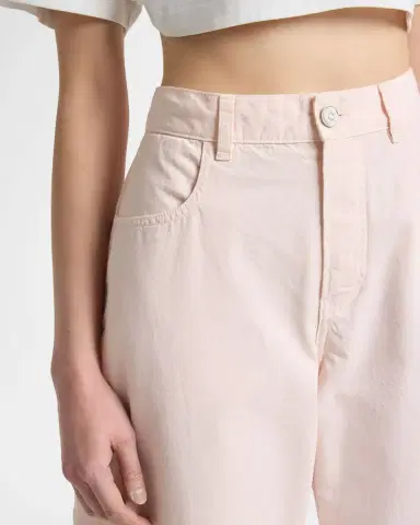 Alaïa Tinted Denim Barrel-Leg Pants | Thumbnail 4