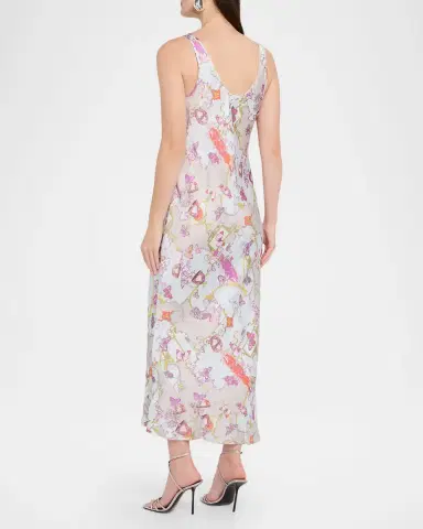 L'AGENCE Akiya Satin Tank Dress | Thumbnail 3 L'AGENCE Akiya Satin Tank Dress | Thumbnail 3